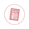 A ballot icon
