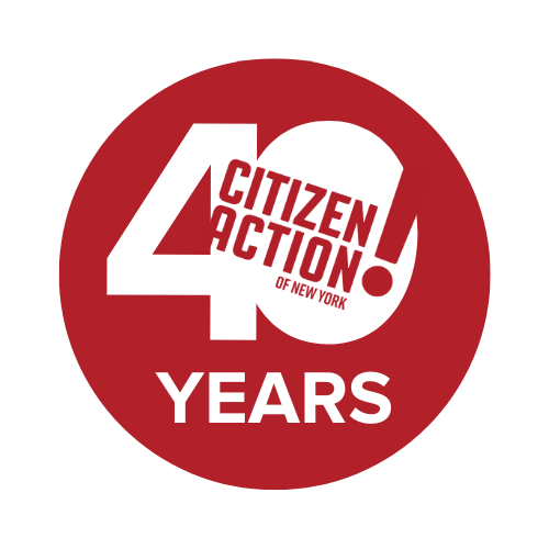 Red Citizen Action of New York logo.