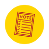 A ballot icon.