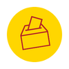A ballot box icon.