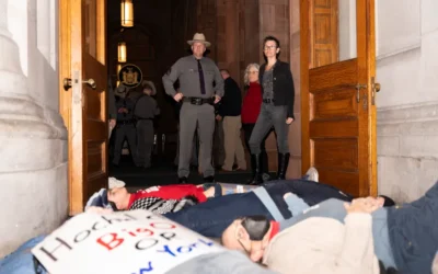 News 10 – Three-day Capitol climate sit-in ends with HEAT Act push