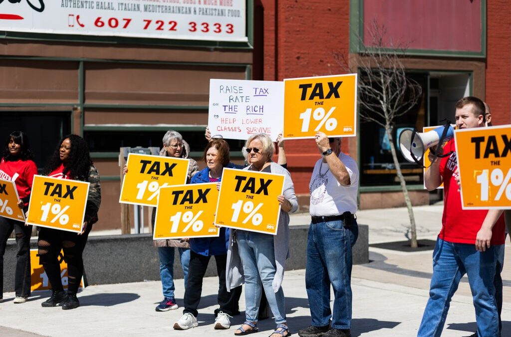 Pipe Dream – Community activists protest Rep. Molinaro’s tax policies