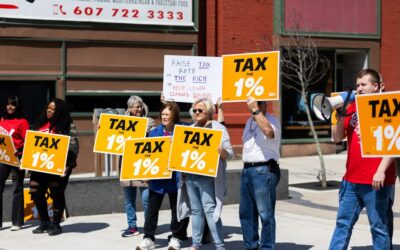 Pipe Dream – Community activists protest Rep. Molinaro’s tax policies