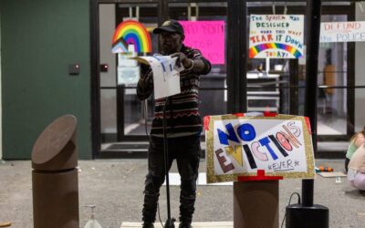 Pipe Dream – Community organizers spearhead housing justice rally, encampment