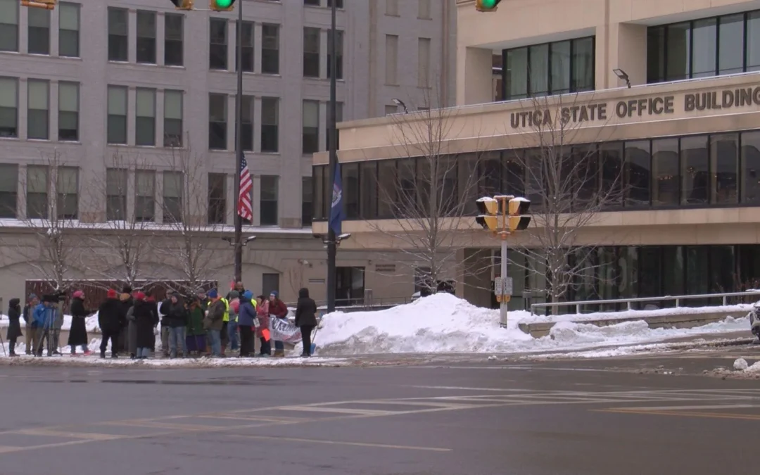 WKTV – Rally Held for Robert Brooks in Front of State Office Building Saturday